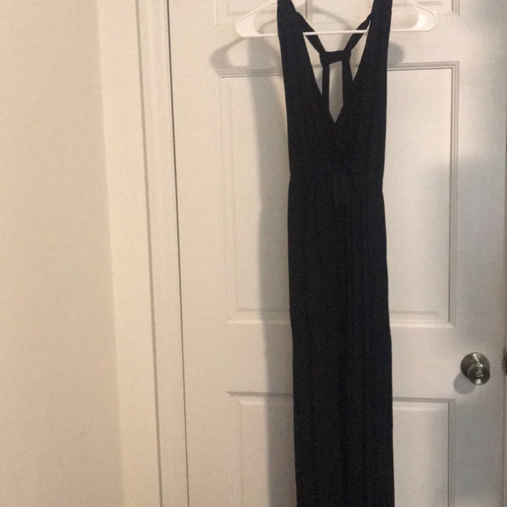 Deep Plunge Maxi Dress